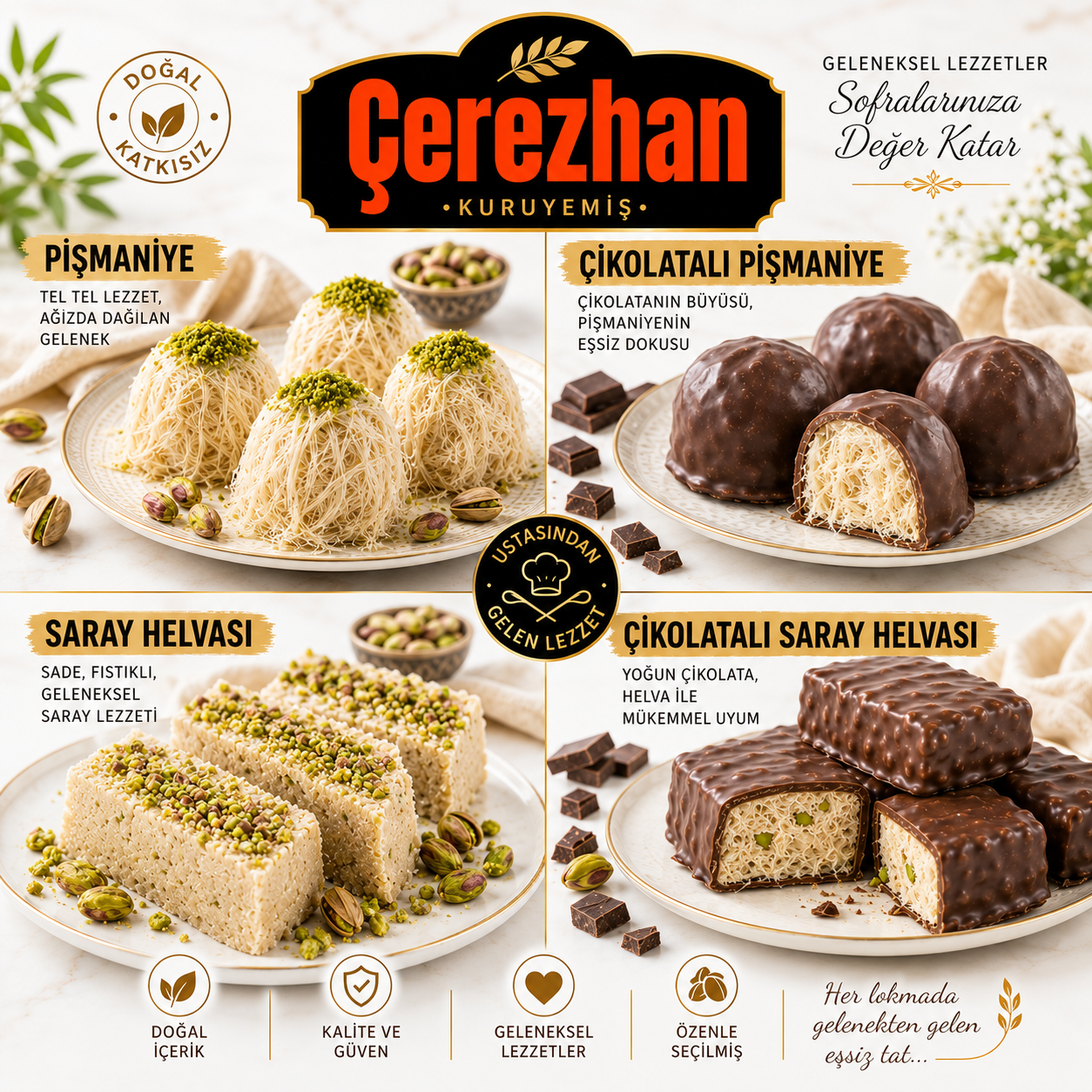 Pişmaniye & Saray Helvası