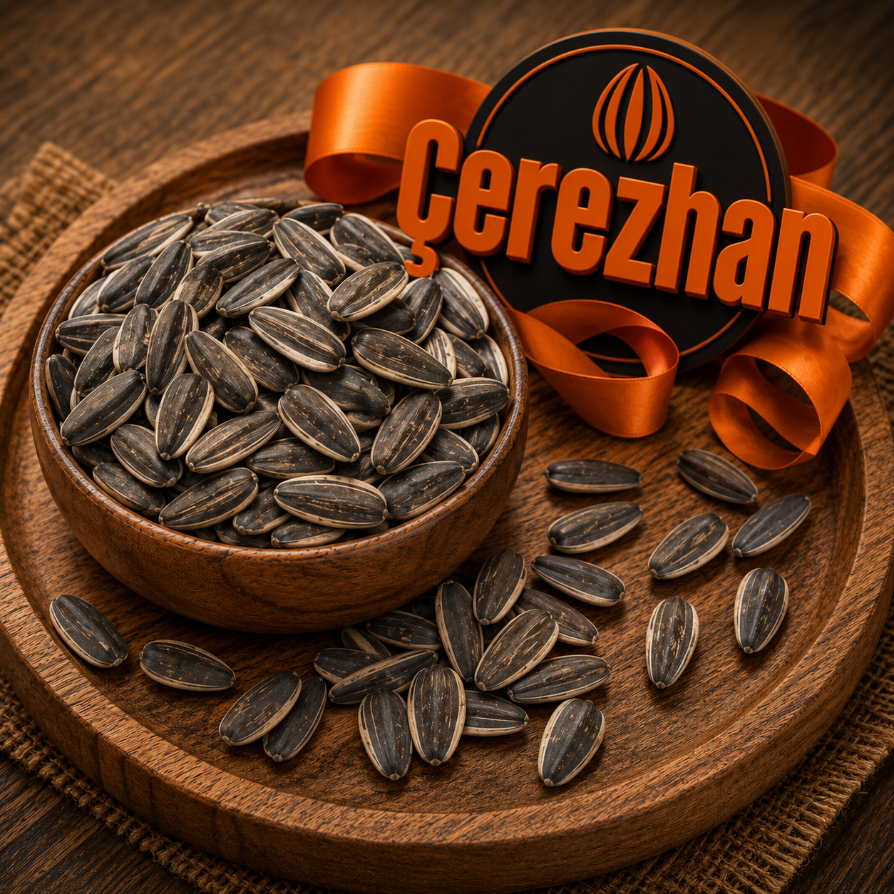 Kavrulmuş Siyah Ayçekirdeği - Dakota Çekirdek (Tuzlu )